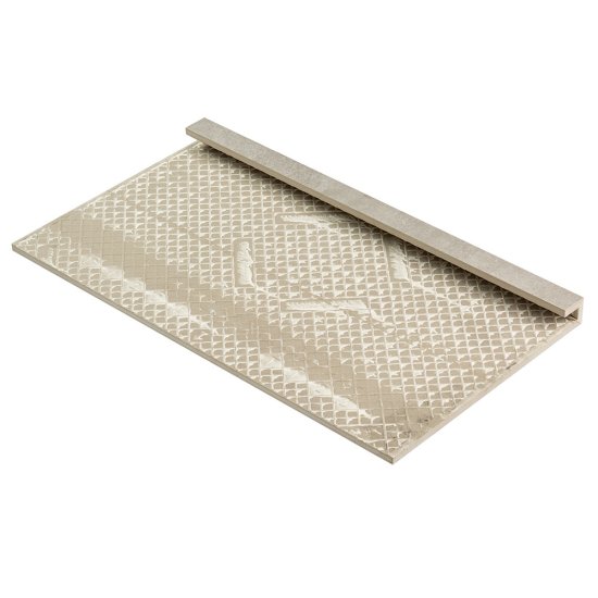 Керамогранит ступень клееная Kerama Marazzi Про Стоун серый светлый 600х330х9 мм