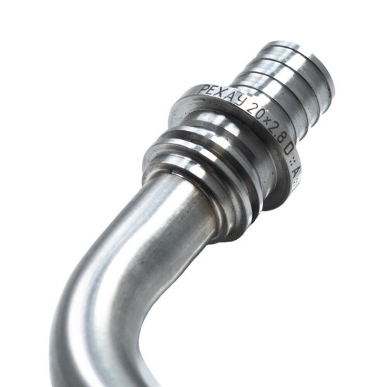 Трубка для радиатора Рехау 20 х 15 х 250 мм г-образная нержавеющая сталь (11096681002)