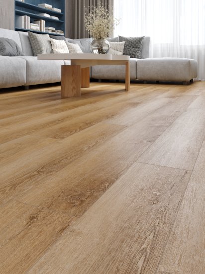 SPC плитка Дуб Берн класс 43 толщина 4 мм 2.16 м²