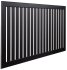 Экран для радиатора 120x60 см реечный черный
