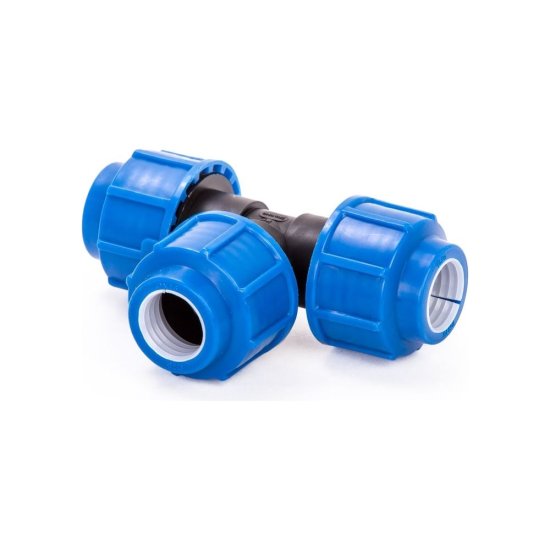 Компрессионный тройник для ПЭ труб LAMMIN Lm34014505050