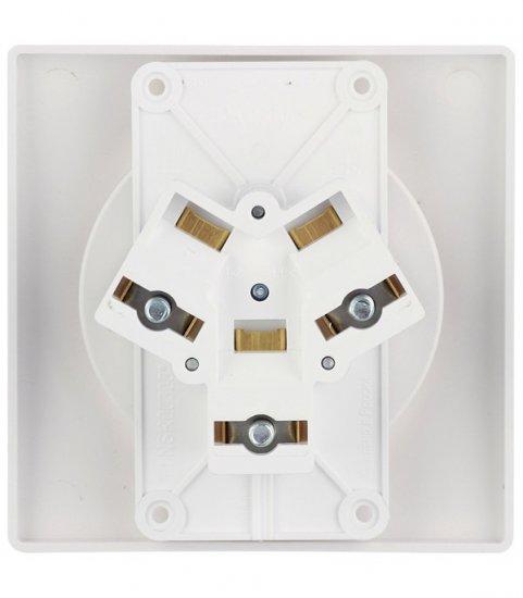 Розетка силовая для электроплит Blanca скрытая установка с заземлением 2Р+N 32 А 250 В IP20