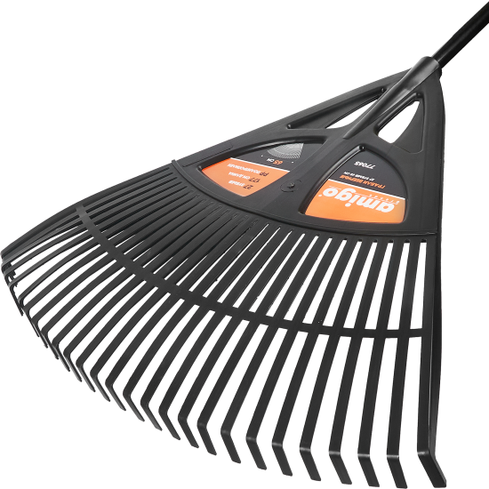 Грабли веерные Amigo 27 зубьев 177 см полипропилен с черенком