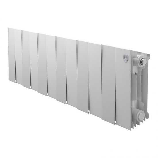Радиатор секционный Royal Thermo Pianoforte 200/100 12 секций боковое подключение биметалл белый