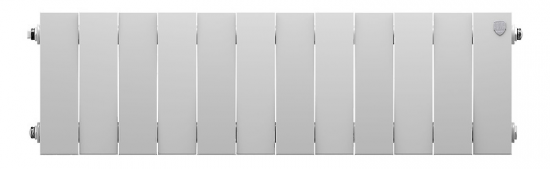 Радиатор секционный Royal Thermo Pianoforte 200/100 12 секций боковое подключение биметалл белый