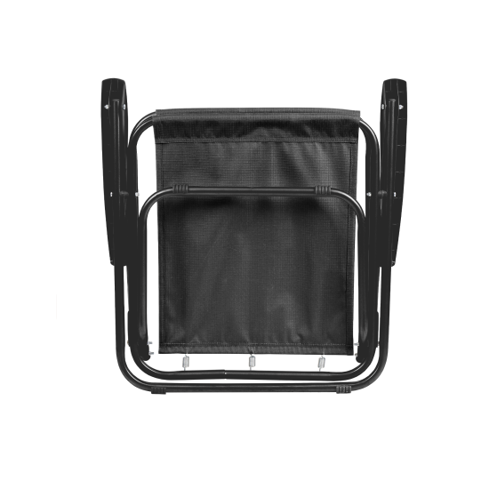 Кресло КС4/4 складной 58x60.5x75 сталь/полиэстер цвет черный