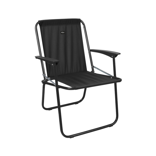 Кресло КС4/4 складной 58x60.5x75 сталь/полиэстер цвет черный