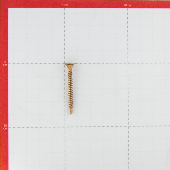 Саморезы универсальные для аквапанелей 39x3,9 мм SB Кнауф желтые (250 шт.)