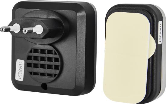 Дверной звонок беспроводной Онлайт ODB-D-AC05-1V1-BL 36 мелодий цвет черный