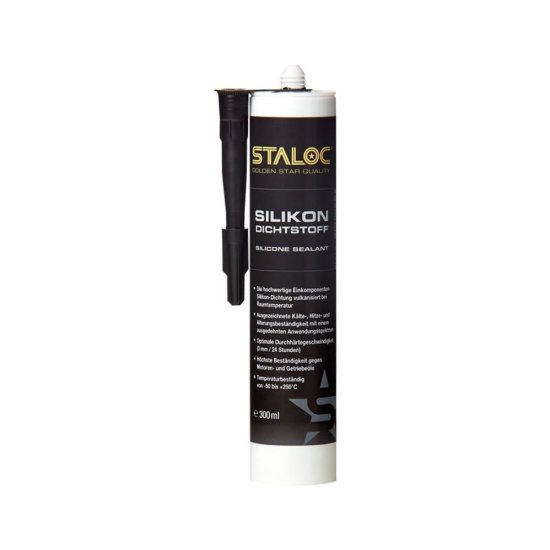 Силиконовый герметик STALOC silicone oil resistant black