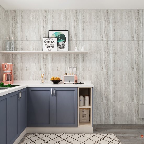 Комплект панелей ПВХ Lako Decor LKD-81018-1 белый мрамор 300x300x2 мм 2.52 м² 28 шт.