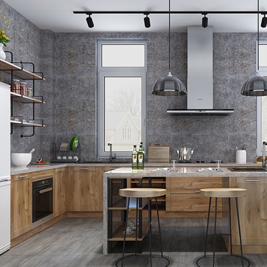 Комплект панелей ПВХ Lako Decor LKD-81011-3 серый мрамор 300x300x2 мм 2.52 м² 28 шт.
