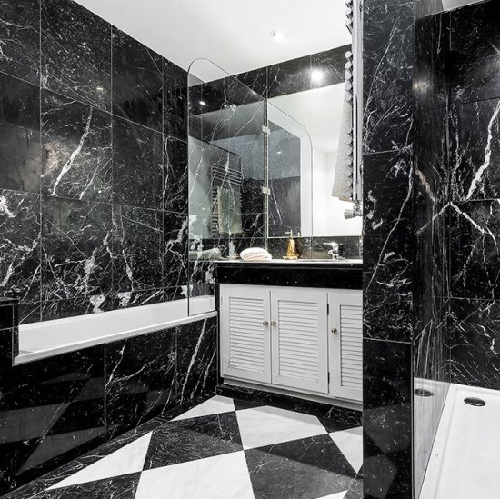 Комплект панелей ПВХ Lako Decor LKD-81036-1 черный мрамор 300x300x2 мм 2.52 м² 28 шт.