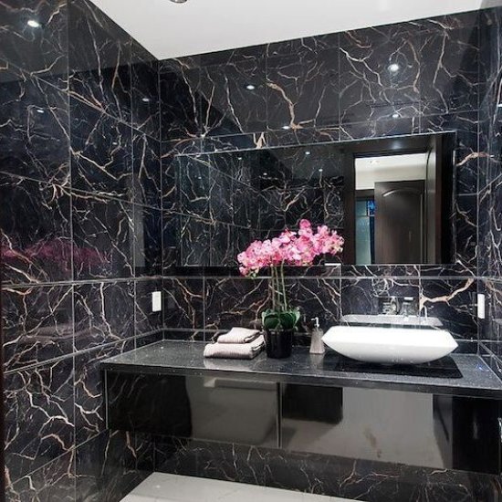 Комплект панелей ПВХ Lako Decor LKD-81036-1 черный мрамор 300x300x2 мм 2.52 м² 28 шт.