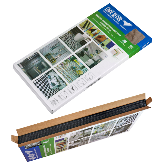 Комплект панелей ПВХ Lako Decor LKD-PH7085 коричневый мрамор 600x300x2 мм 3.06 м²