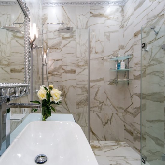 Комплект панелей ПВХ Lako Decor LKD-PH7085 коричневый мрамор 600x300x2 мм 3.06 м² 17 шт.