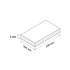 Комплект панелей ПВХ Lako Decor LKD-81020-1 мрамор вермон 300x300x2 мм 2.52 м²