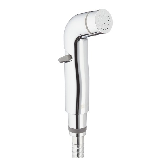 Смеситель с гигиеническим душем встраиваемый Lemark Solo со скрытой частью в комплекте белый (LM7168CW)