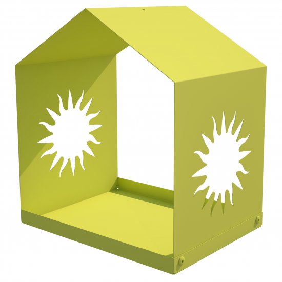 Кормушка для птиц Солнце 20x15x23 см металл