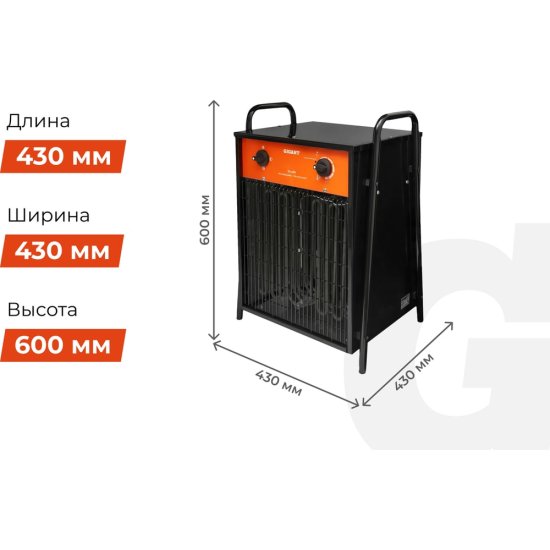 Пушка тепловая электрическая Gigant EHS-24