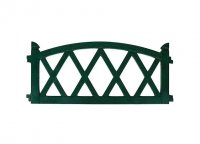 Ограждение Арка 240x26 см цвет зеленый