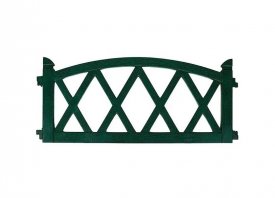 Ограждение Арка 240x26 см цвет зеленый