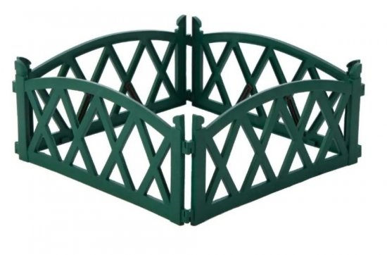 Ограждение Арка 240x26 см цвет зеленый