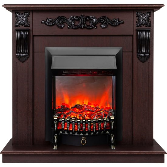 Каминокомплект RealFlame DOMINICA STD/EUG DN + FOBOS BL