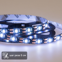 Комплект светодиодной ленты для контурной подсветки Lamper SMD2835 12В 8 мм 1м 4.8 Вт/м 60диод/м 360 лм/м IP23 4000 К