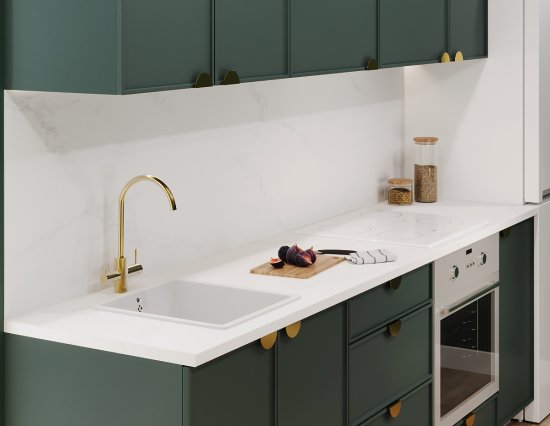 Фасад для кухонного шкафа Инта 79.7x38.1 см Delinia ID МДФ цвет зеленый