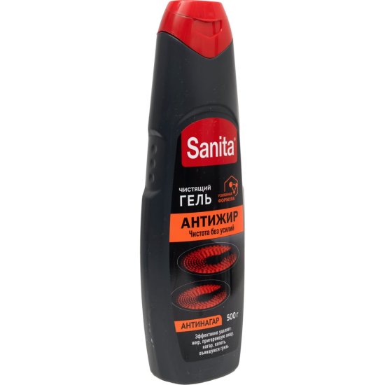 Средство для чистки плит, духовок, грилей от жира/нагара Sanita 23071