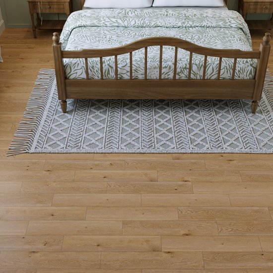 Плитка кварцвиниловая Natisston Glorious дуб медовый замковая 1,95 кв.м 4 мм с фаской художественная