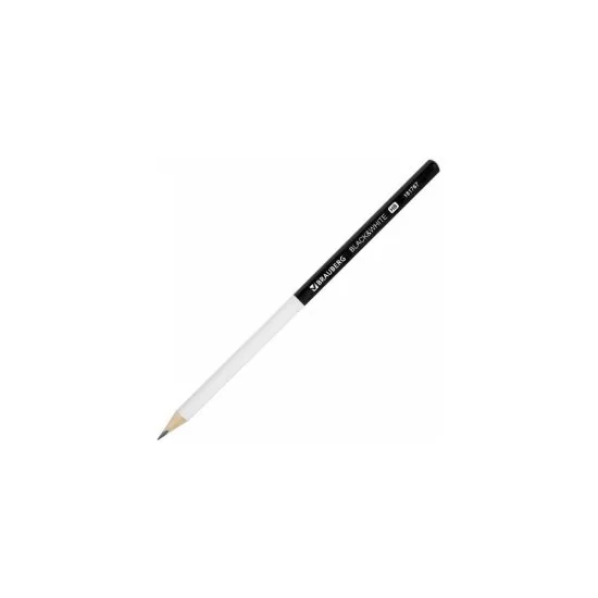 Чернографитый карандаш BRAUBERG Black White