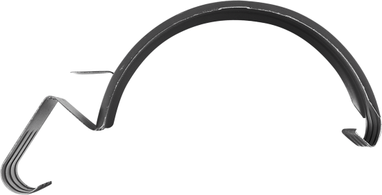 Соединитель желоба сталь Интерпрофиль 80 мм 180 мм цвет серый