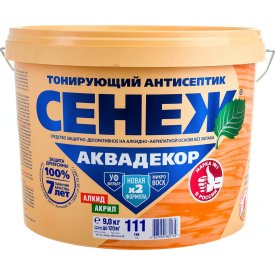 Антисептик для дерева СЕНЕЖ АКВАДЕКОР