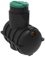 Септик Rostok Дачный черный 1500 л 450 л/сутки