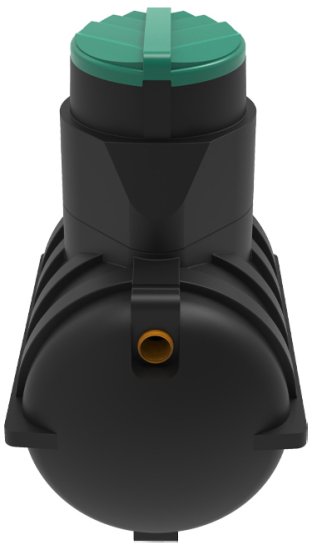 Септик Rostok Дачный черный 1500 л 450 л/сутки