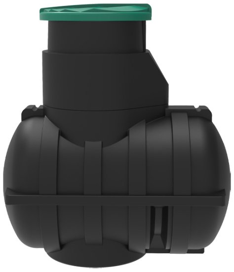 Септик Rostok Дачный черный 1500 л 450 л/сутки