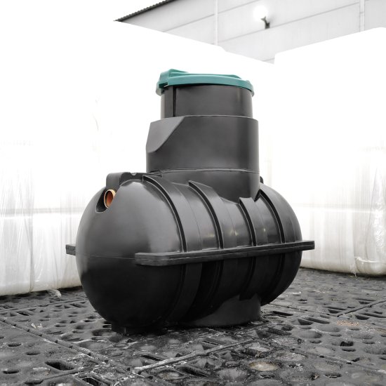 Септик Rostok Дачный черный 1500 л 450 л/сутки