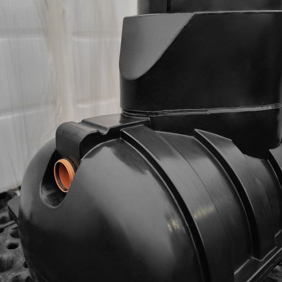 Септик Rostok Дачный черный 1500 л 450 л/сутки