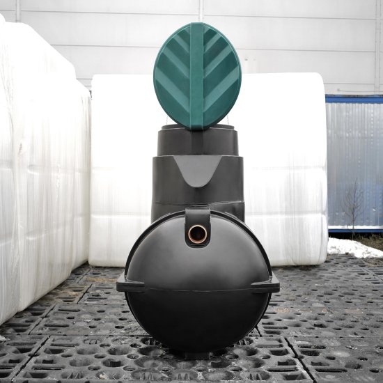 Септик Rostok Дачный черный 1500 л 450 л/сутки