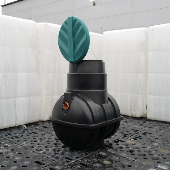 Септик Rostok Мини черный 1000 л 300 л/сутки