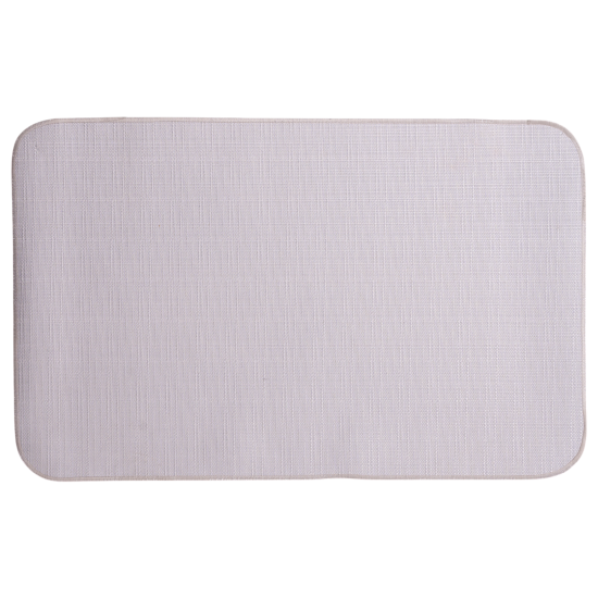 Коврик для ванной Swensa Canva 50x80 см цвет серый
