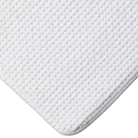 Коврик для туалета Swensa Slot 50x50 см цвет белый