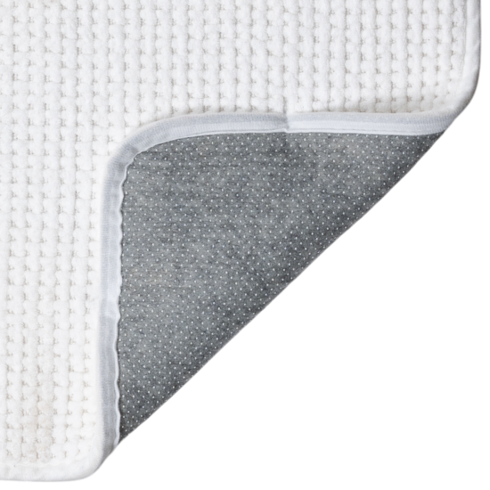 Коврик для туалета Swensa Slot 50x50 см цвет белый