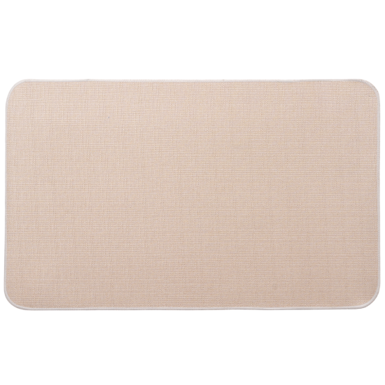Коврик для ванной Swensa Canva 50x80 см цвет бежевый