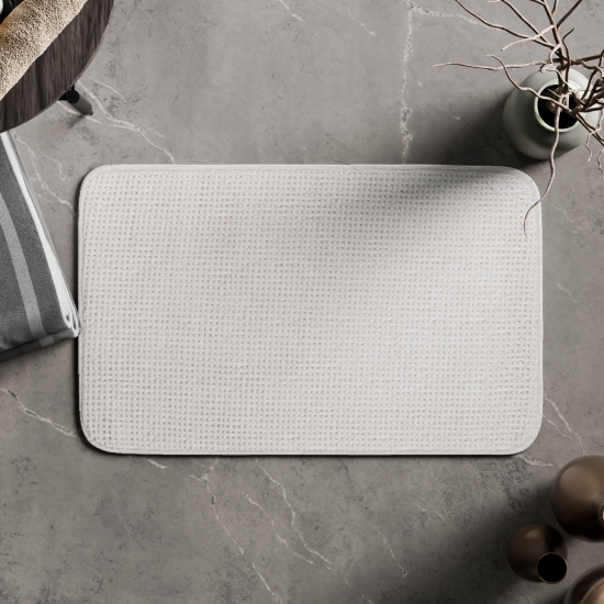 Коврик для ванной Swensa Slot 50x80 см цвет светло-бежевый