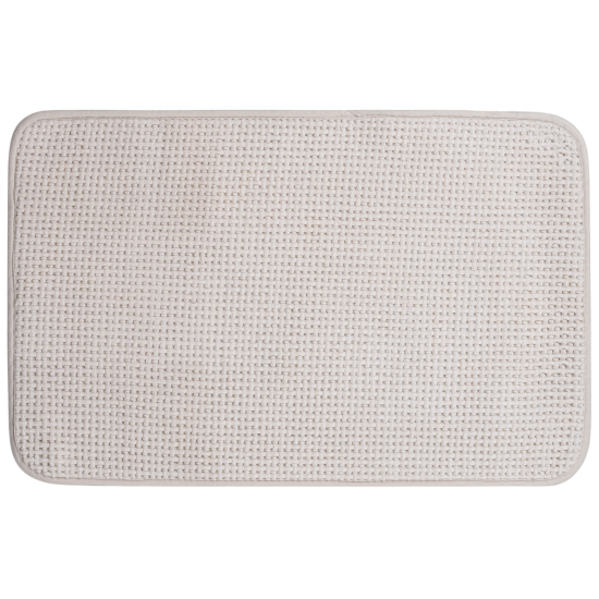 Коврик для ванной Swensa Slot 50x80 см цвет светло-бежевый