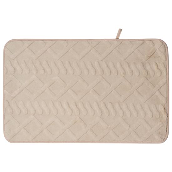 Коврик для ванной Swensa Warm 50x80 см цвет бежевый