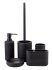 Мыльница Swensa Lago SWP-2410-BLK-04 пластик цвет черный